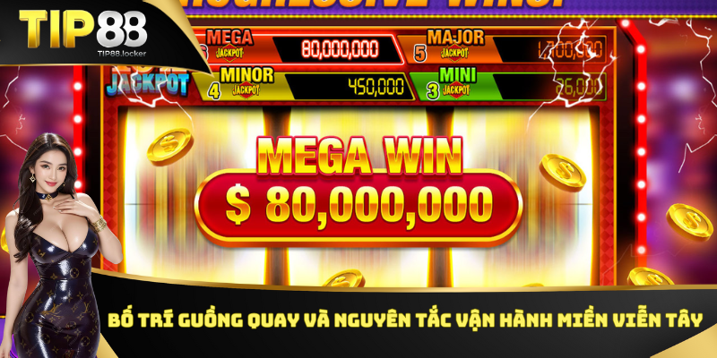 Bố trí guồng quay và nguyên tắc vận hành miền viễn tây