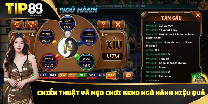 Chiến thuật và mẹo chơi keno ngũ hành hiệu quả