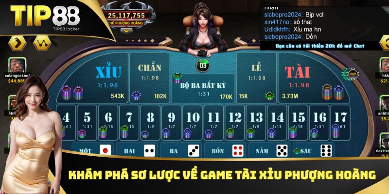 Khám phá sơ lược về game tài xỉu Phượng Hoàng 